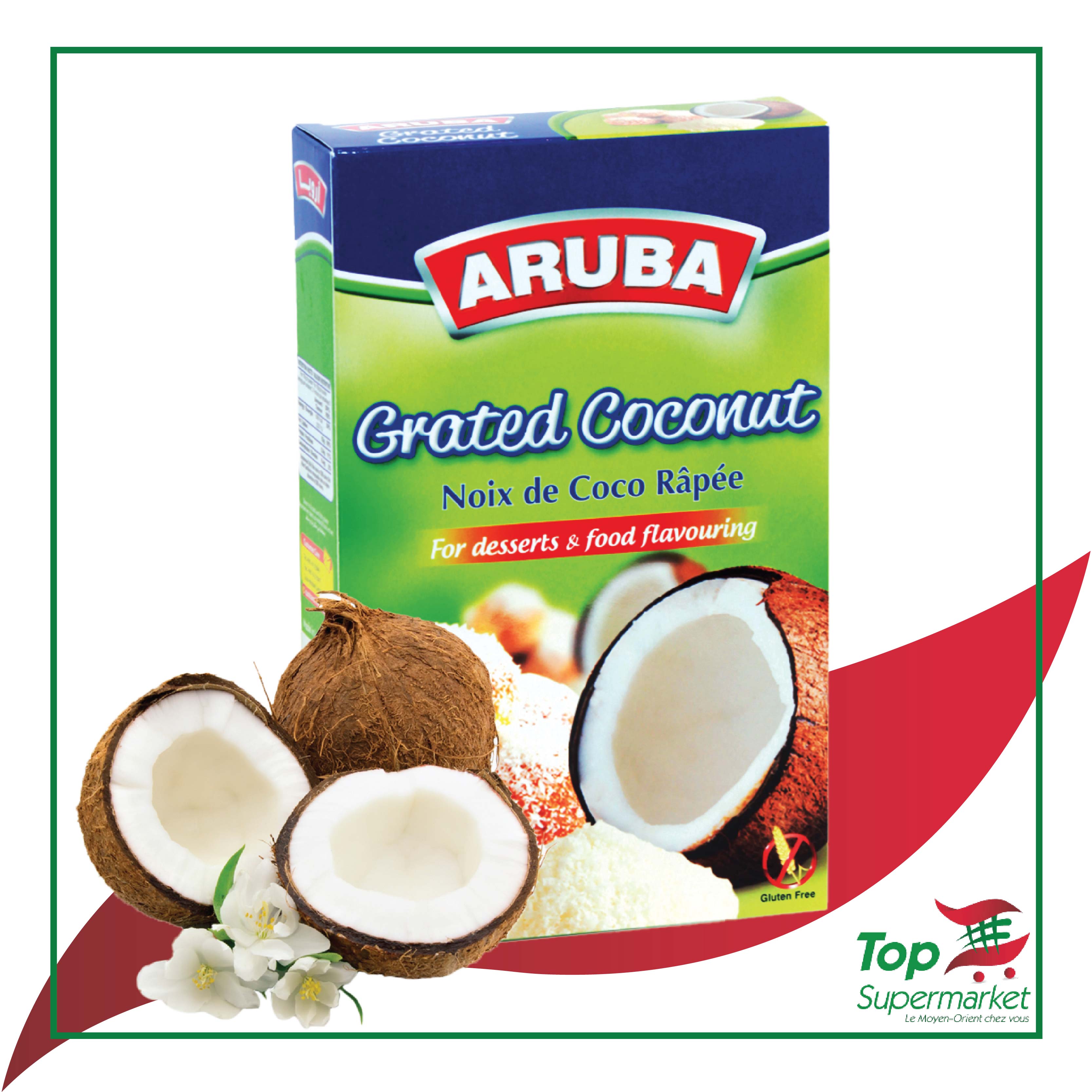 Aruba noix de coco râpée 200gr